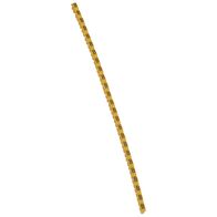 CAB3 - Markers for terminal blocks and wiring 0.15 to 0.5mm² black letters on yellow background 0.15-0.5mm² letter B pack of 300