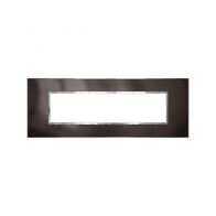 ARTEOR Square 8 Module Coverplate Brushed Black
