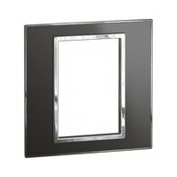 ARTEOR Square 3 Module Coverplate Reflective Black