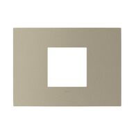 ARTEOR Square 2 Module Horizontal Coverplate Champagne