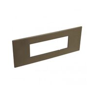 ARTEOR Square 6 Module Horizontal Coverplate Dark Bronze