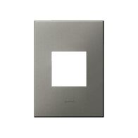 ARTEOR Square 2 Module Vertical Coverplate Magnesium
