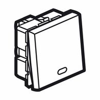 Arteor modular - Rocker switch mechanism 2 way 20A 250V a.c. with LED 2 module white
