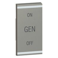 Arteor - MyHOME - Square key cover BUS/SCS - GEN/ON/OFF - 1 module - magnesium