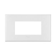ARTEOR Square 4 Module Horizontal Coverplate White