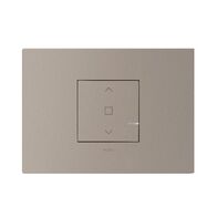 ARTEOR with NETATMO - Wireless Blind Switch - 1 Gang 2 Module - Aluminium