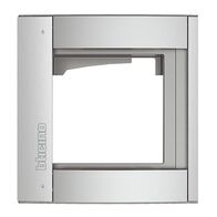 Bticino Sfera 1 Module Frame and Surround Plate Allmetal
