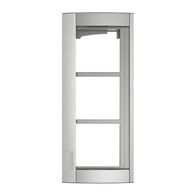Bticino Sfera 3 Module Frame and Surround Plate Allmetal