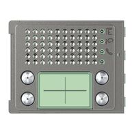 Bticino Sfera Robur Double Column 4 Pushbutton Audio Speaker Module Front Cover Allstreet