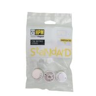 HPM Excel & Linea Dimmer & Fan Knob White - 3 Pack