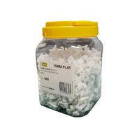 HPM Flat Type Cable Clips 15mm with Captive Set Nail- 500 Pack