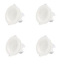 HPM DLI 5W LED Cool White Non-dimmable Downlight with Integrated Driver 70mm White - Pack of 4