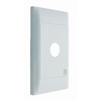 Excel Life - Medical - Common plate - Grid & plate - antimicrobial & chemical resistant 1 gang white