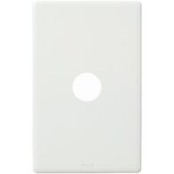 Excel Life Switch Coverplate 1 Gang Gloss White