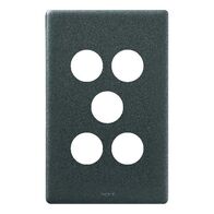 Excel Life Switch Coverplate 5 Gang Urban Grey