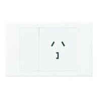 Excel Life 32A Unswitched Horizontal Single Powerpoint Gloss White