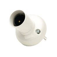 HPM B22 Anchor Fixed Bayonet Batten Holder 68mm White