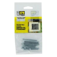HPM 6-32 Thread Nickel Plated Screws 51mm - 10 Pack