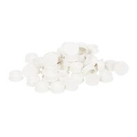 HPM Flush Caps White - 100 Pack