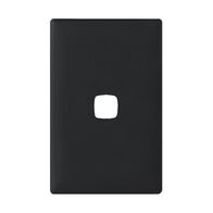 Linea - Coverplate 1 gang soft touch midnight dash
