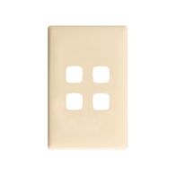 Linea Coverplate 4 gang runaway bride
