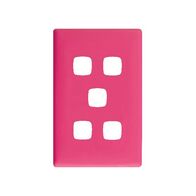 Linea Coverplate 5 gang bubblegum