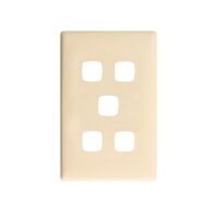 Linea Coverplate 5 gang runaway bride