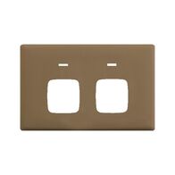 Linea Powerpoint coverplate 2 gang autoswitch ninja khaki