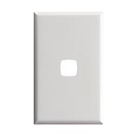 EXCEL - 1 Gang Switch Coverplate Only - White