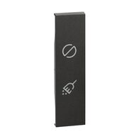 Bticino Living Now DND MUR Indicator Mechanism Cover Black