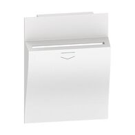 Bticino Living Now 2 Module Keycard Switch Cover White