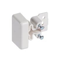 DLP 25x16mm Mini Trunking End Cap White