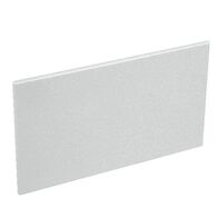 ARTEOR Blank Plate 2 Gang Soft Aluminium