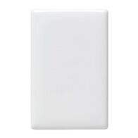 Linea - Blank coverplate white