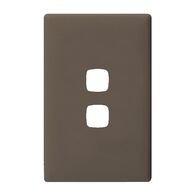 Linea - Coverplate 2 gang wet elephant