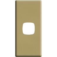 Linea Architrave coverplate 1 gang 5 oclock olive