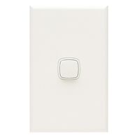 Excel - Vertical time delay switch 1s-239hr push start / push stop 3 wire 2400VA 240V a.c. NC contacts white