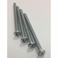 HPM Round Cable Clip Screws 32mm Bronze - 10 Pack