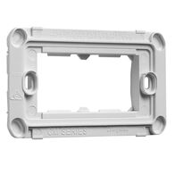 Como - Support frame 2 gang white