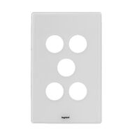 Excel Life Switch Coverplate 5 Gang Ice