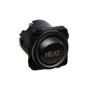 Excel Life - Engraved rocker switch mechanism 2 way 16AX 240V a.c. HEAT engraved Matt Black
