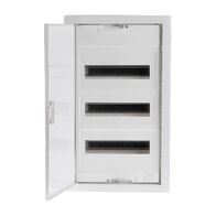 HL Flush Mount 36 Module Load Centre Enclosure with Neutral and Earth Bars