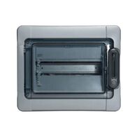 Plexo3 IP65 Surface Mount Enclosure 12 Module Grey 282Hx340Wx141Dmm