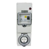 Clipsal - 56 Series, Socket Outlet, IP66 Blk Pl Less Enclosure - Grey