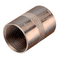 Clipsal - Cable Management, Machined Brass Steel Coupling, 20mm Zinc Plated