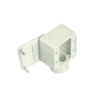 Clipsal - Cable Management, Junction Box, 40mm I.D, 1 Way Entry, Draw In - Grey