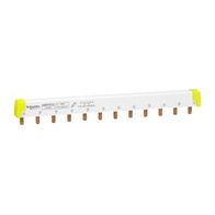 Acti9, Comb Busbar, 3L, 18 mm pitch, 12 modules, 100A