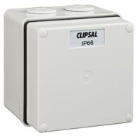 Clipsal - 56 Series, Junction Box, IP66, 1 Gang (101 x 101 x 91mm high) - Grey
