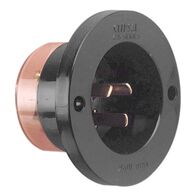 Standard Series, Socket Inlet, 3 PIN, 10A, 250V, Back Terminal Cover - Black