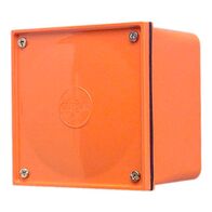 Clipsal - Cable Management, Adaptable Box, PVC, L-108 x W-108 x H-76mm - Electric Orange